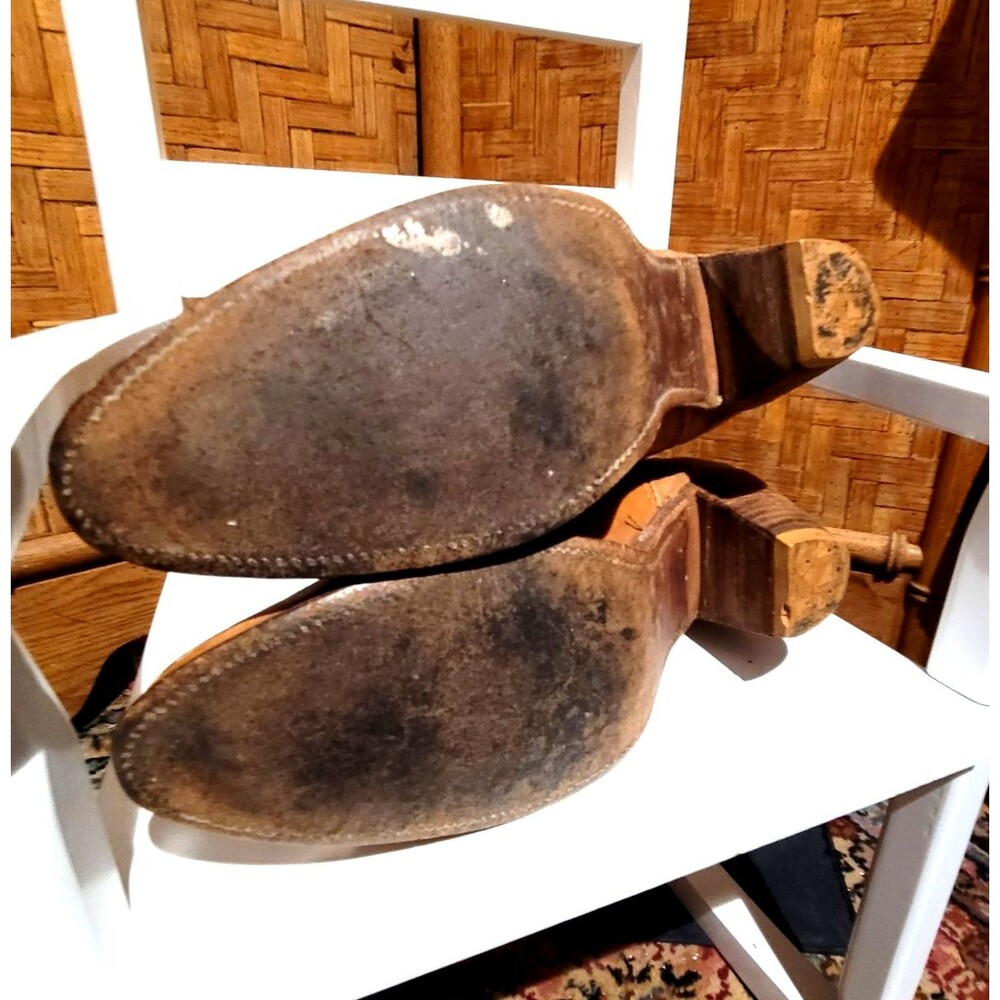 Frye Tan Heeled Boots - Picture 7 of 11